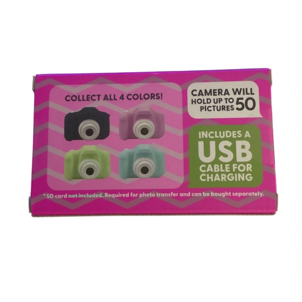 Retro Mini Camera Kids Digital 3Y Plus Purple‎ Collectible Toy 1pc